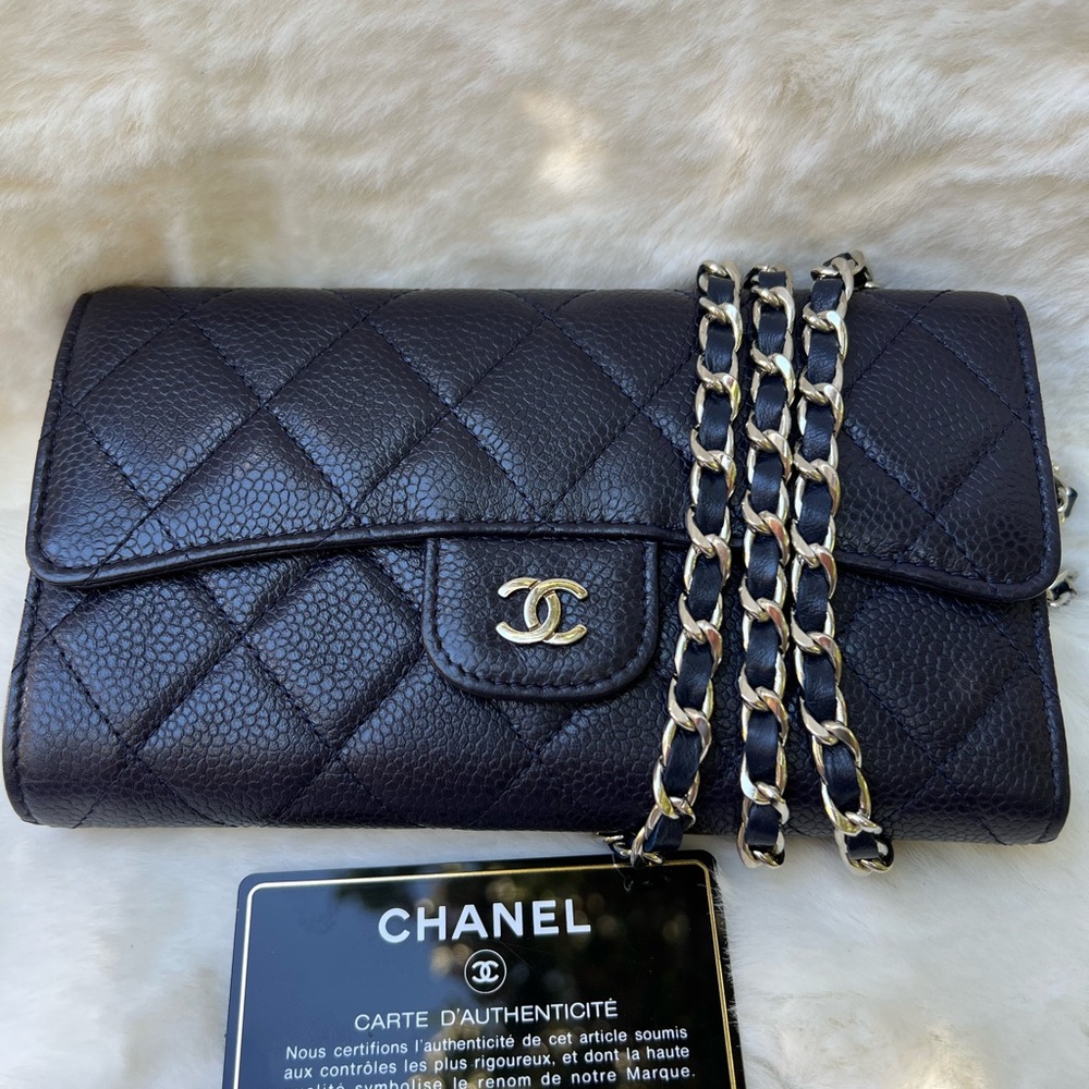 💙CHANEL CLASSIC FLAP WALLET WOC 💙 - Picture 9 of 17